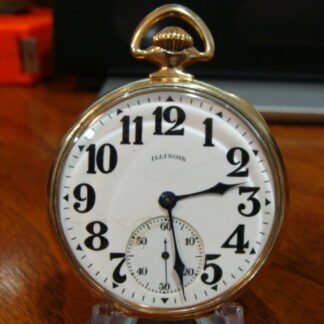 Illinois Sangamo Special 23 jewel Motor Barrel Railroad Pocket Watch