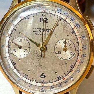 Charles Nicolet Tramelan Chronograph 17 jewel Wristwatch