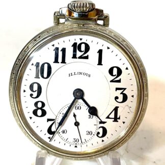 Illinois 60 Hour Bunn Special Railroad Pocket Watch