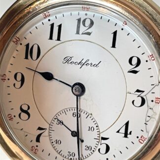 Rockford Iroquois 17 jewel Hunting Case Pocket Watch
