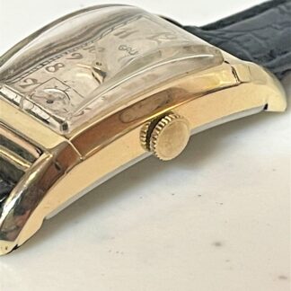 Yellow Gold Gruen "Curvex Style" Wrist Watch