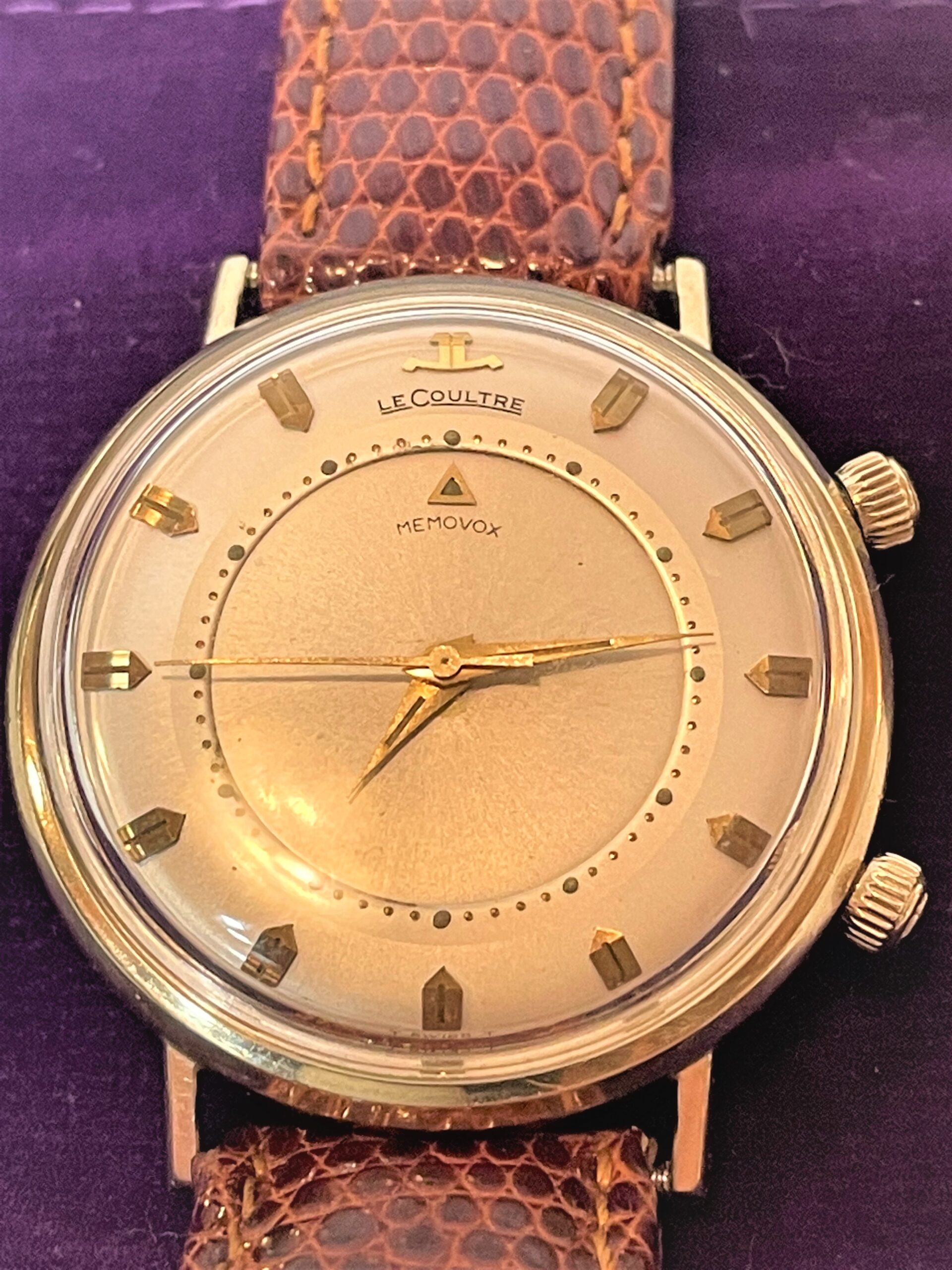 Jaeger Le Coultre Memovox Alarm Wristwatch - Image 2