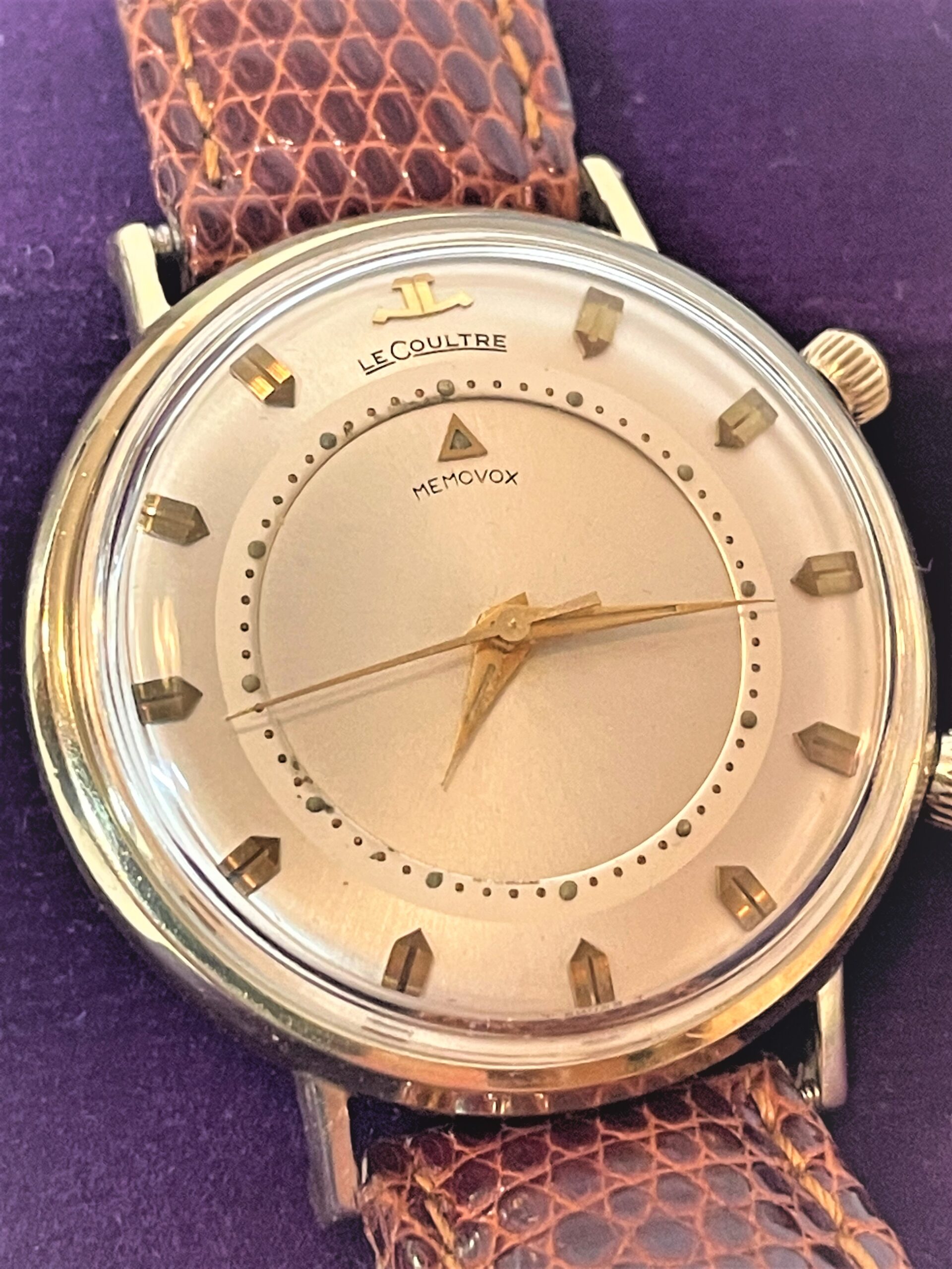 Jaeger Le Coultre Memovox Alarm Wristwatch