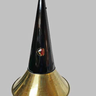 Black / Brass Smaller Victor Phonograph Horn