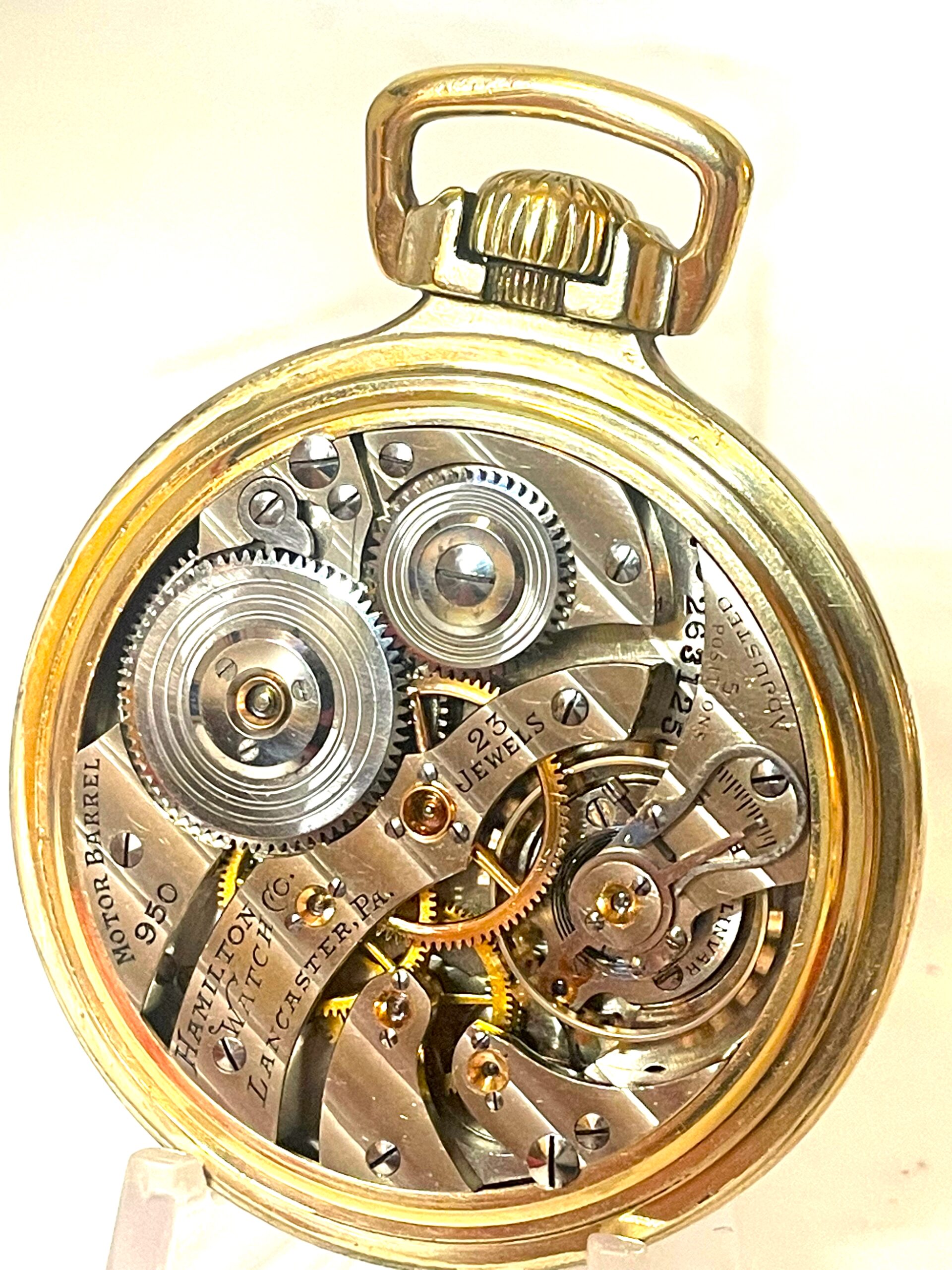 Hamilton 950E 23 jewel Railroad Pocket Watch - Image 5