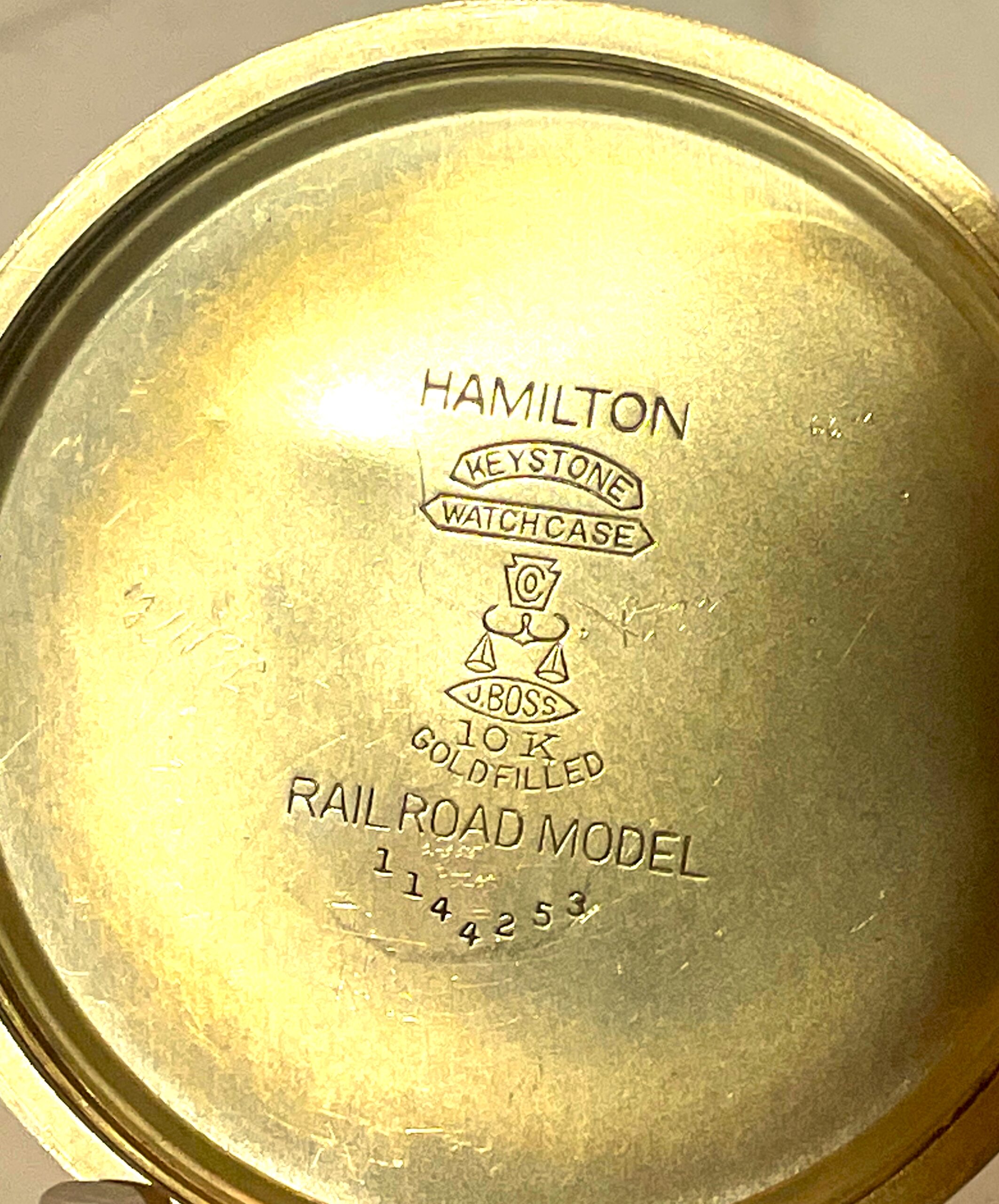 Hamilton 950E 23 jewel Railroad Pocket Watch - Image 7