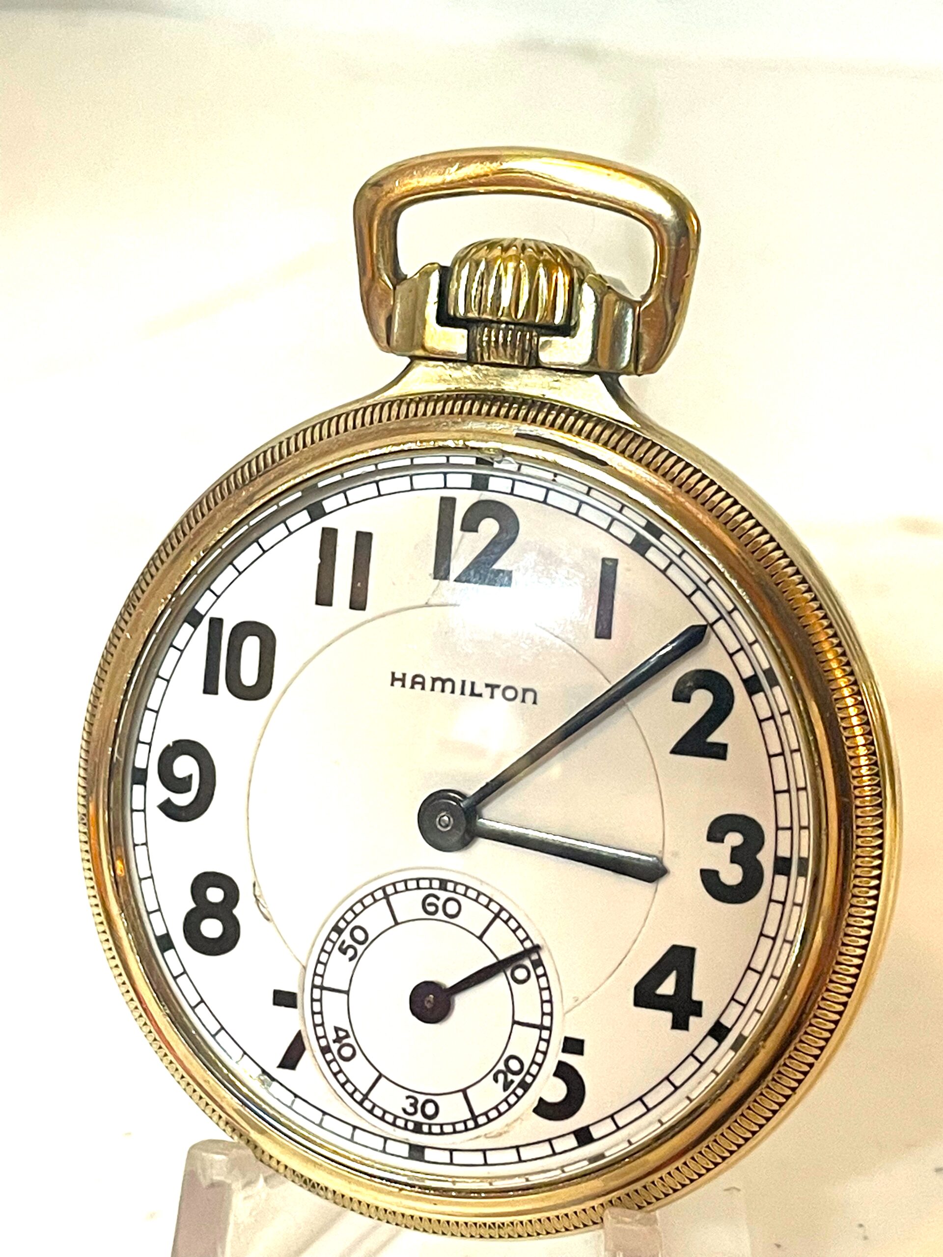 Hamilton 950E 23 jewel Railroad Pocket Watch - Image 2