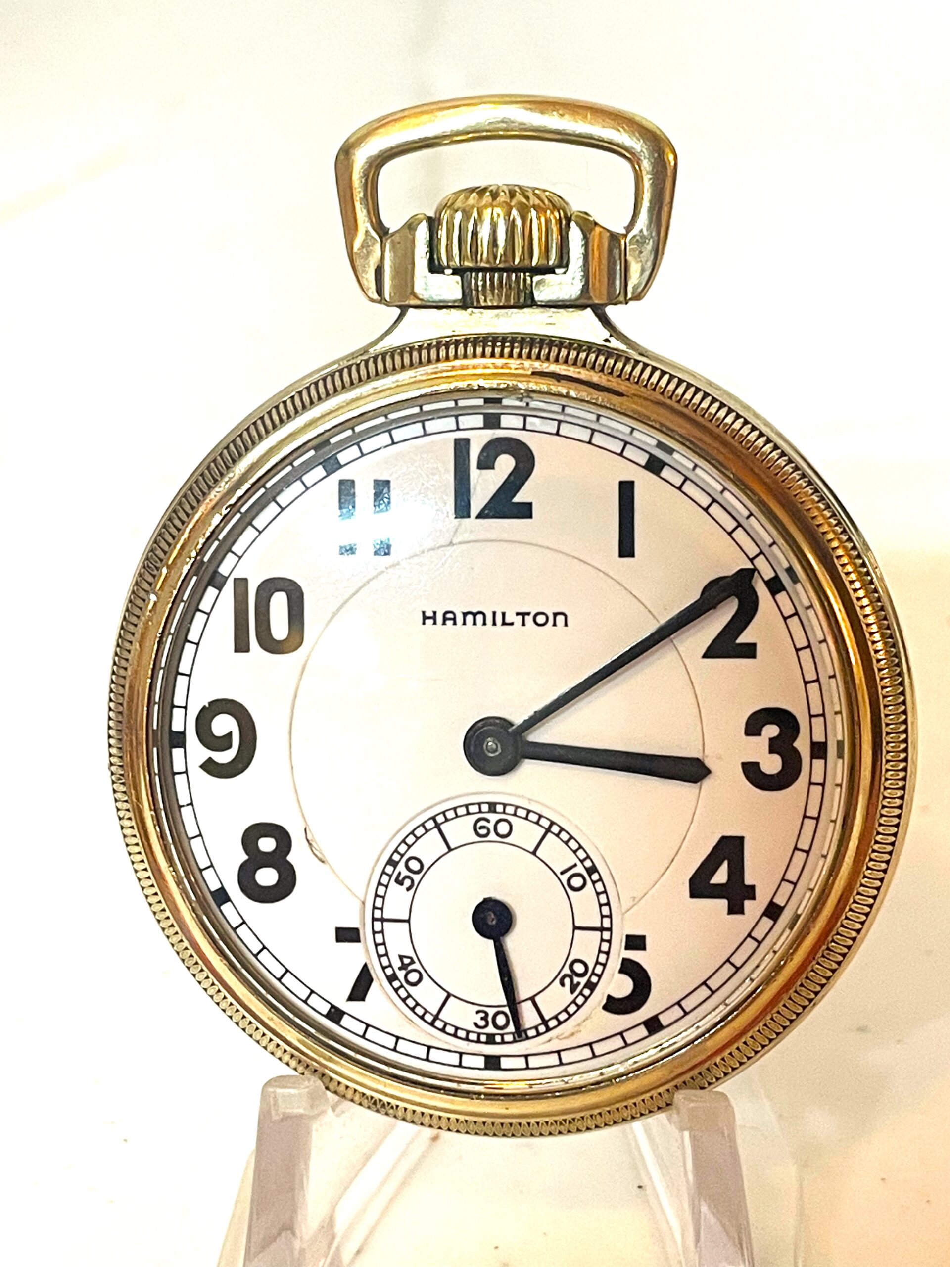 Hamilton 950E 23 jewel Railroad Pocket Watch - Image 10