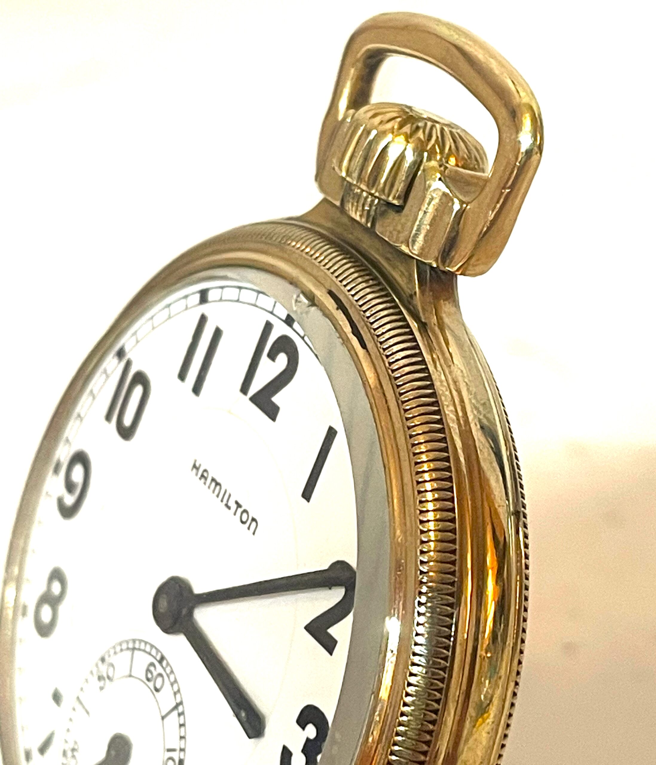Hamilton 950E 23 jewel Railroad Pocket Watch - Image 3