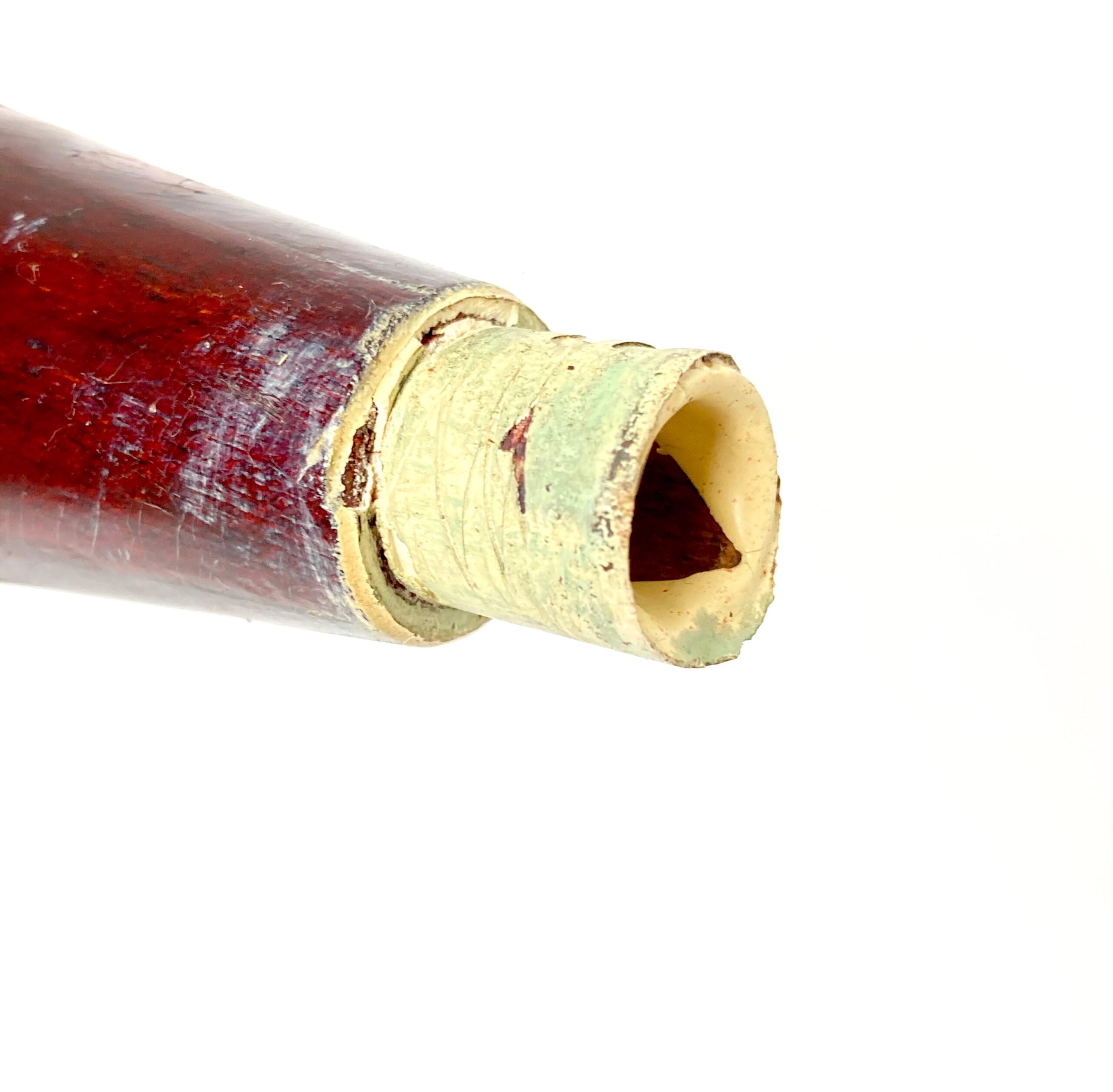 Red Mahogany Wood Phonograph Horn (One of a Kind!) - Image 7