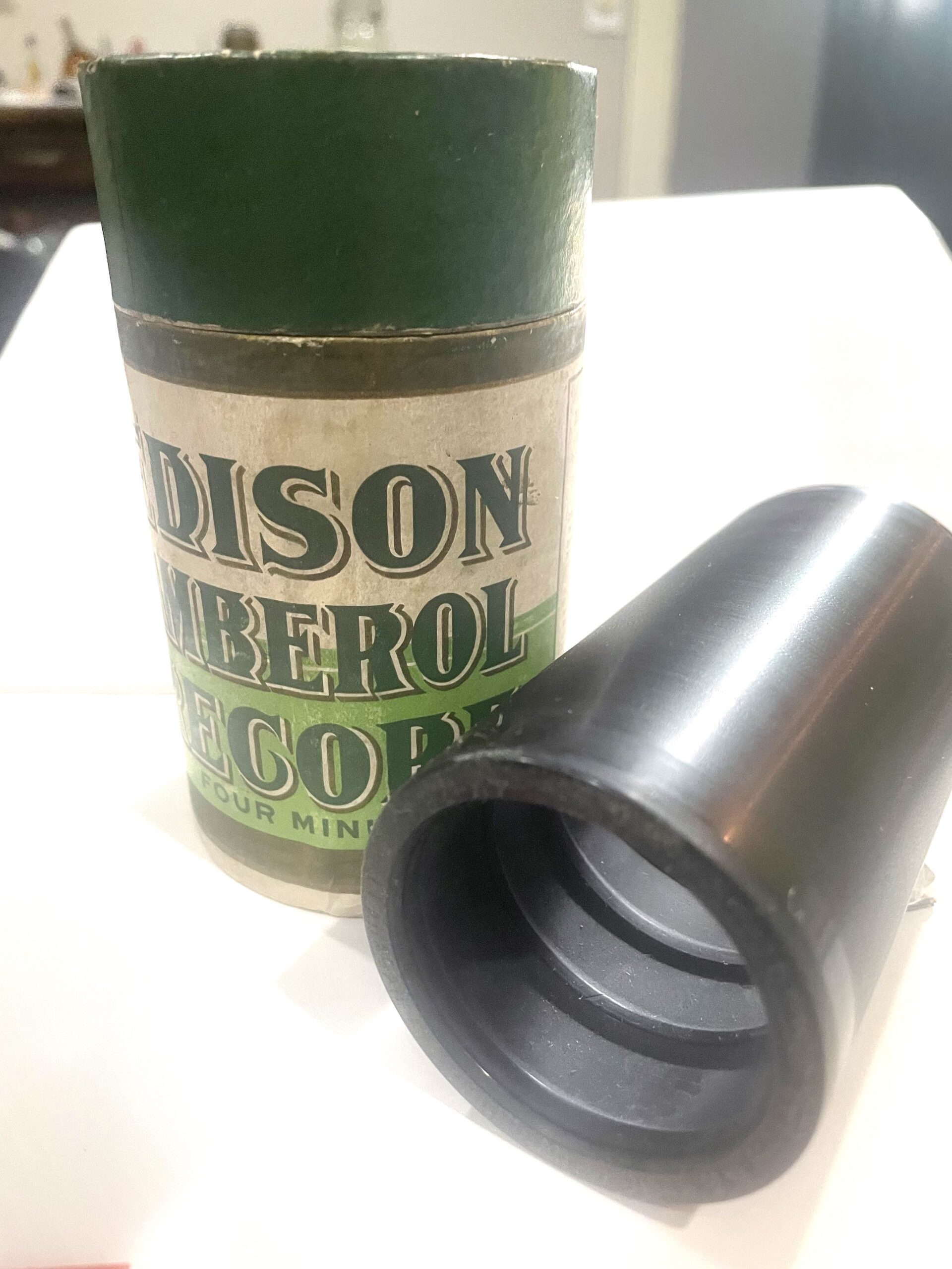 Edison 4-minute Cylinder..."My Uncle's Farm" (Comic)