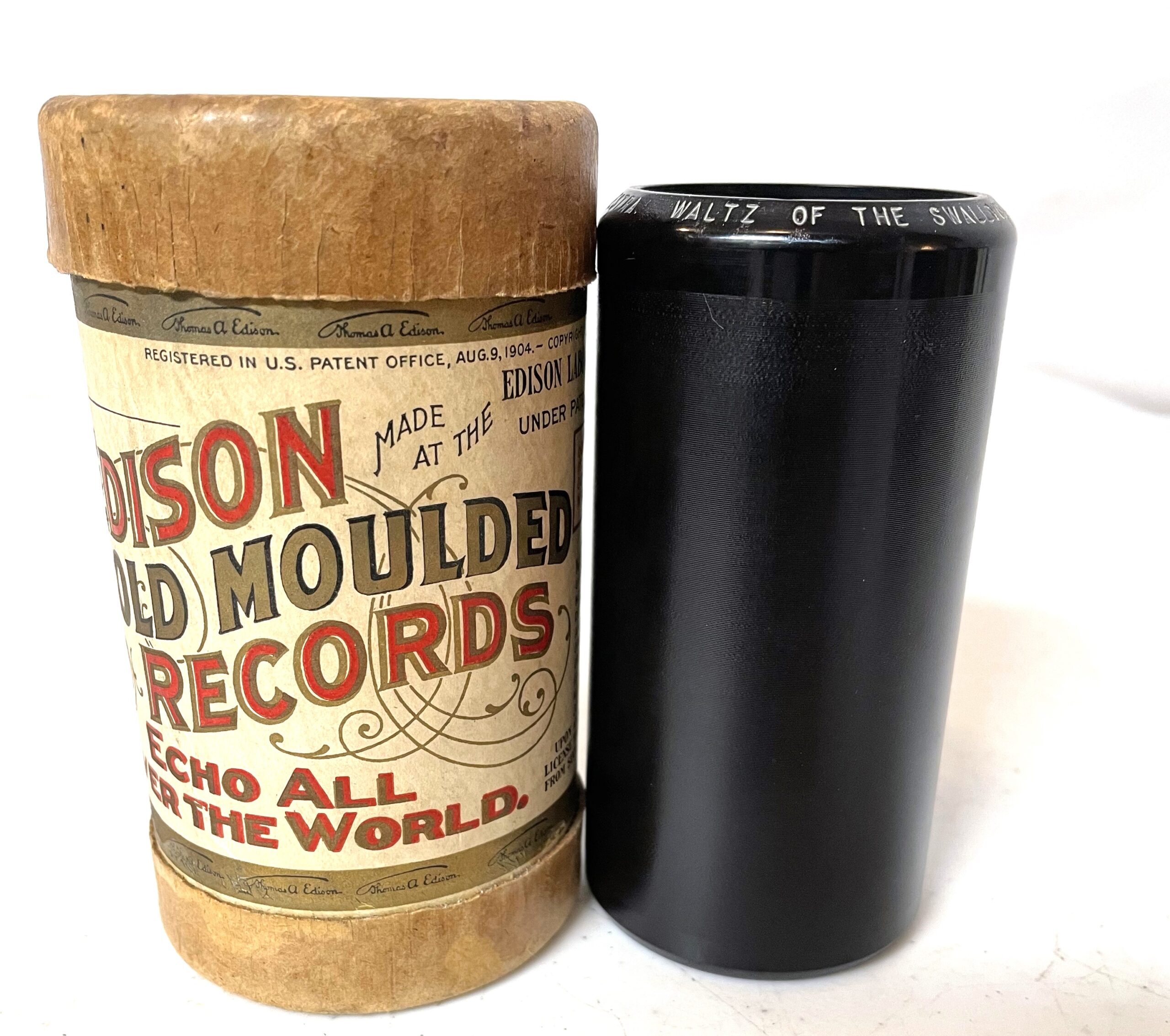 Edison 2-minute Cylinder..."Not because your Hair is Curly”