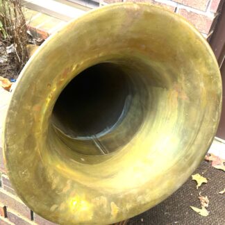 41" Tall Brass Phonograph Horn