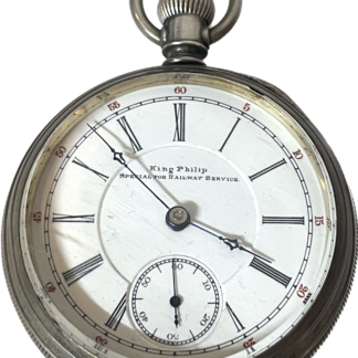 18s Illinois "King Phillip", "Special for Railway Service" Railroad Pocket Watch