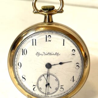 Elgin 18 size Open Face Pocket Watch