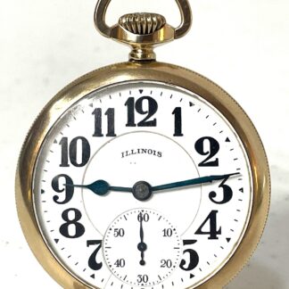 Illinois 60 Hour Bunn Special Railroad Pocket Watch