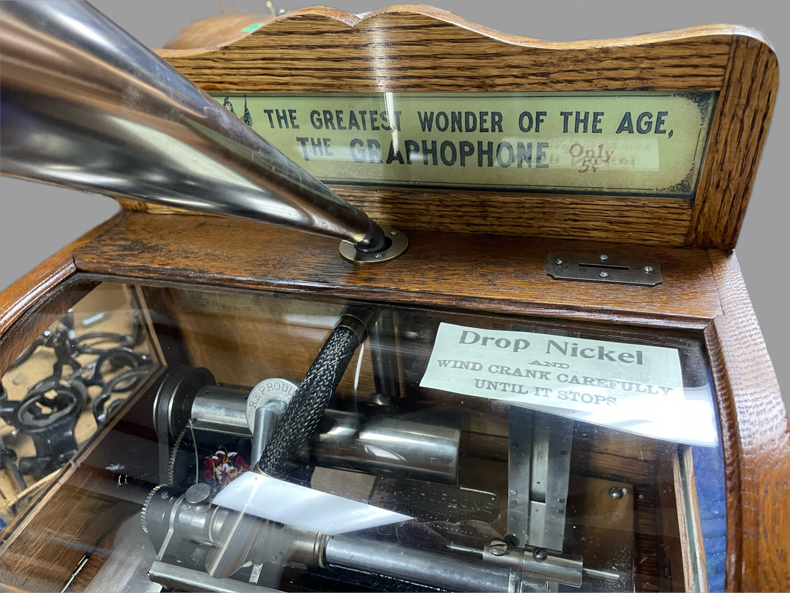 Columbia "S" Coin Operated Phonograph. - Image 4