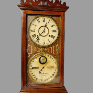 Ithaca Double Calendar “Chronometer” Clock