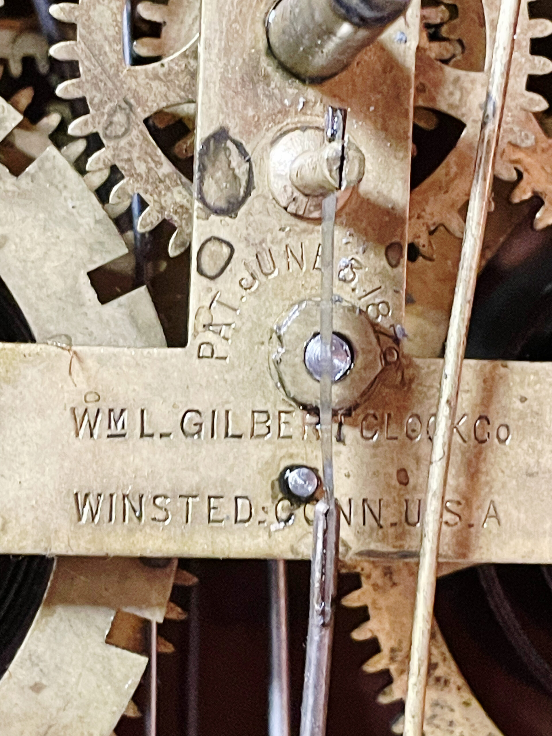 Ithaca Double Calendar “Chronometer” Clock - Image 5