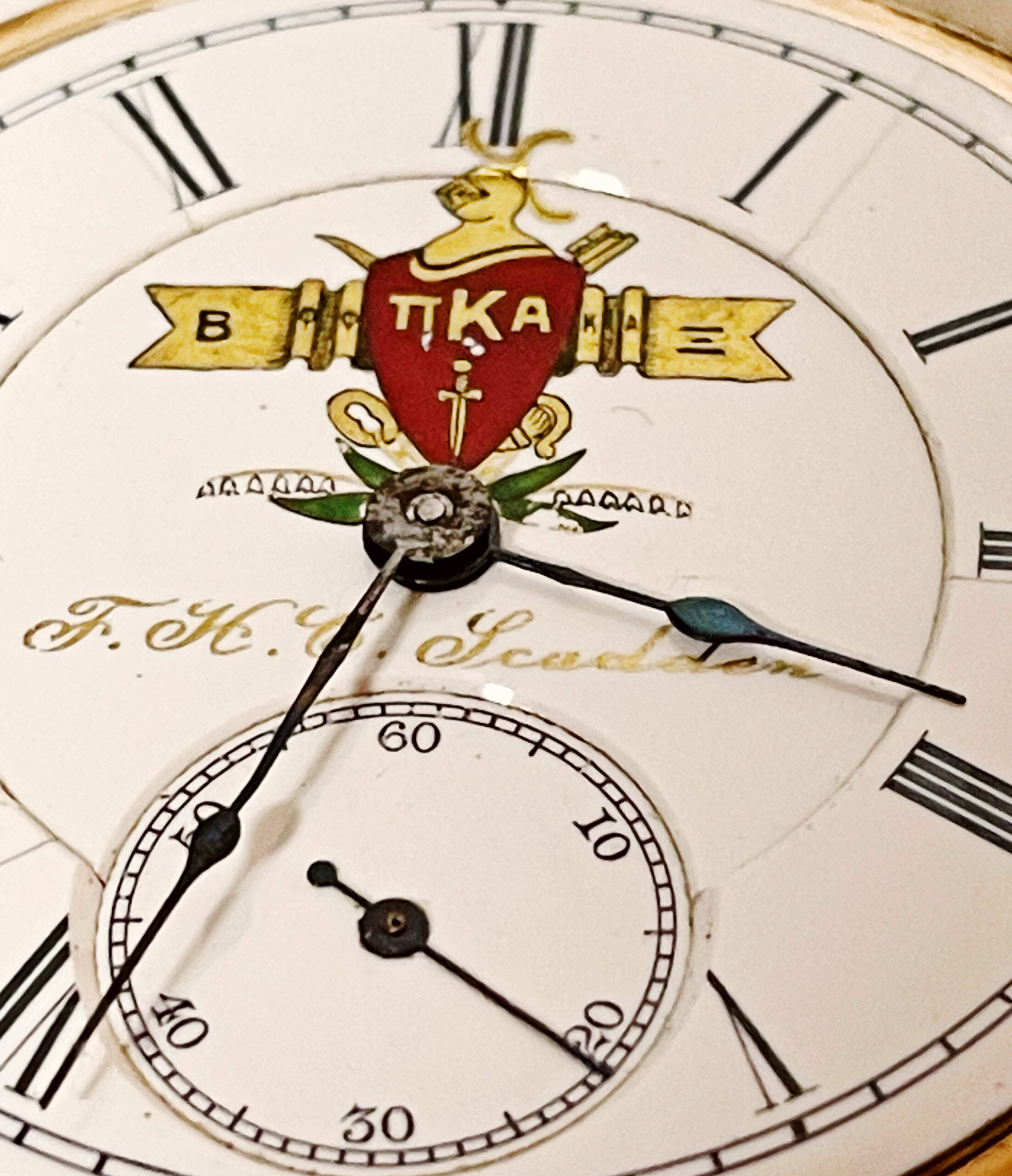 Elgin “Pi Kappa Alpha” Fraternity Pocket Watch (1895) - Image 2