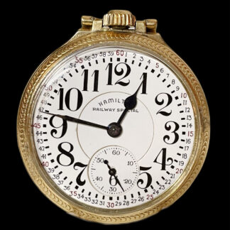 Beautiful Hamilton 992B 21 jewel Railroad Pocket Watch