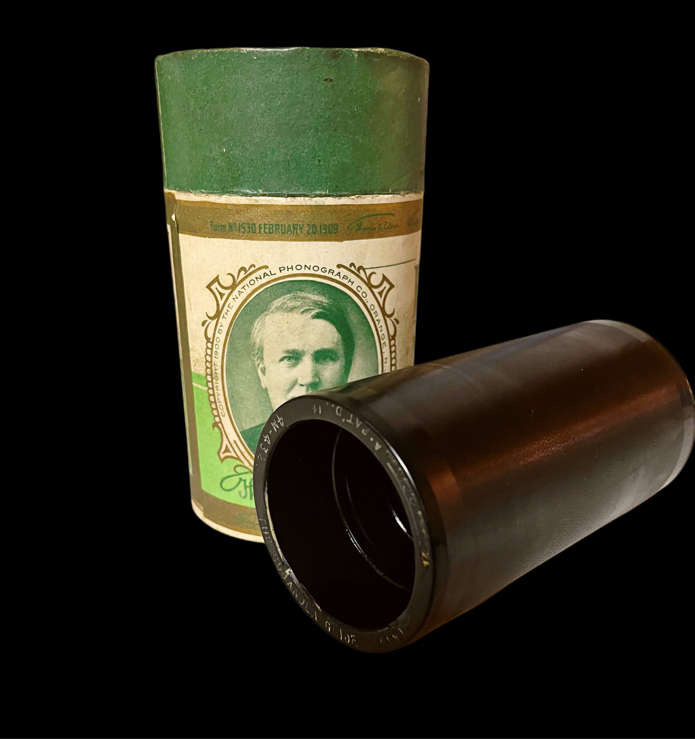 Edison 4-minute Amberol cylinder... “ American Students“ - Image 2