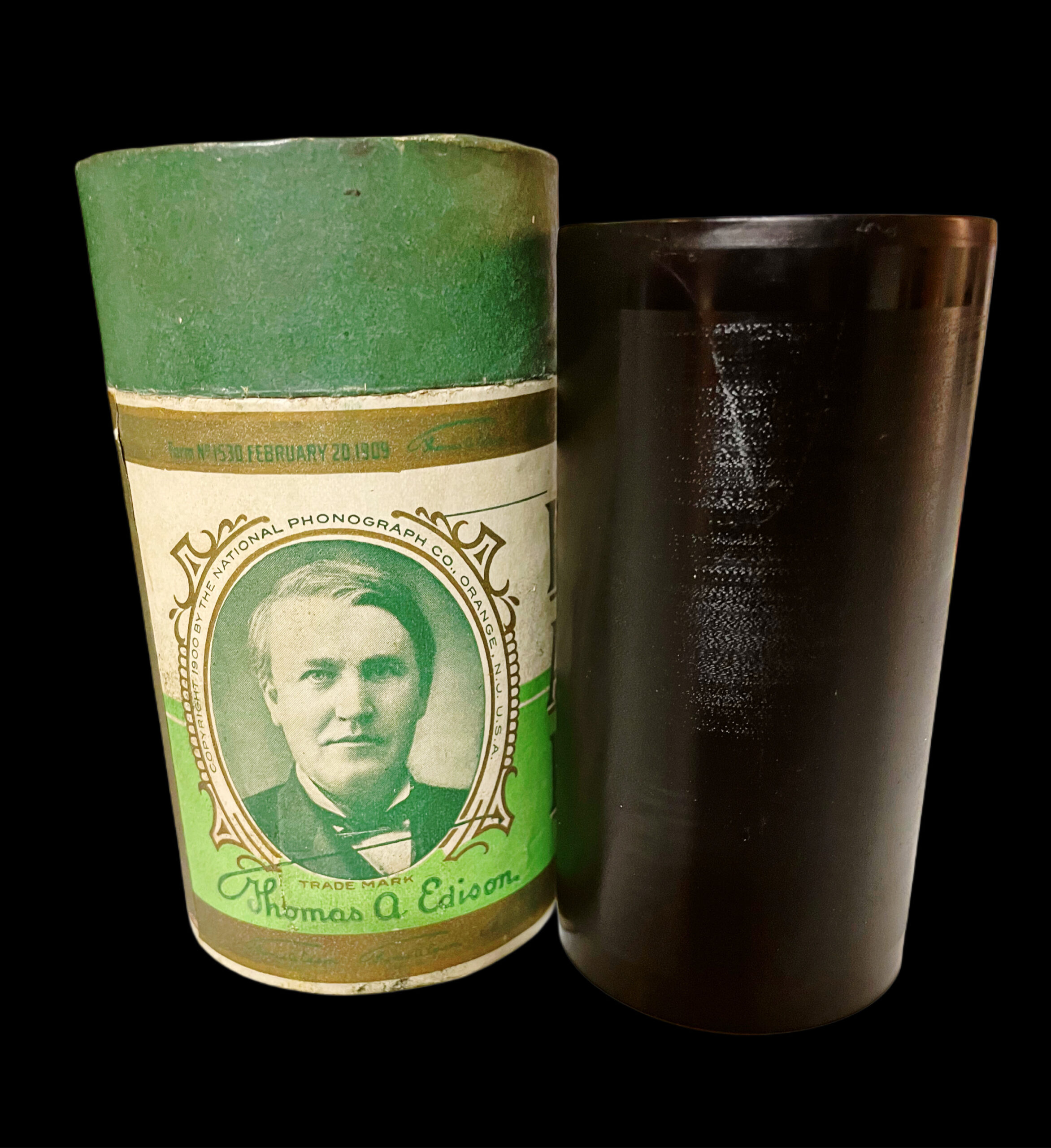 Edison 4-minute Amberol cylinder... “ American Students“