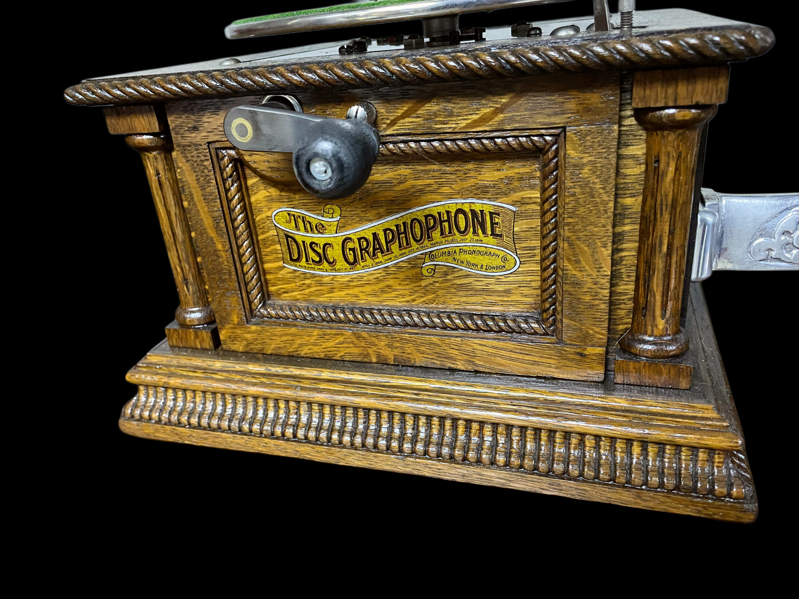 Columbia AH Disc Phonograph (Early Model) - Image 8