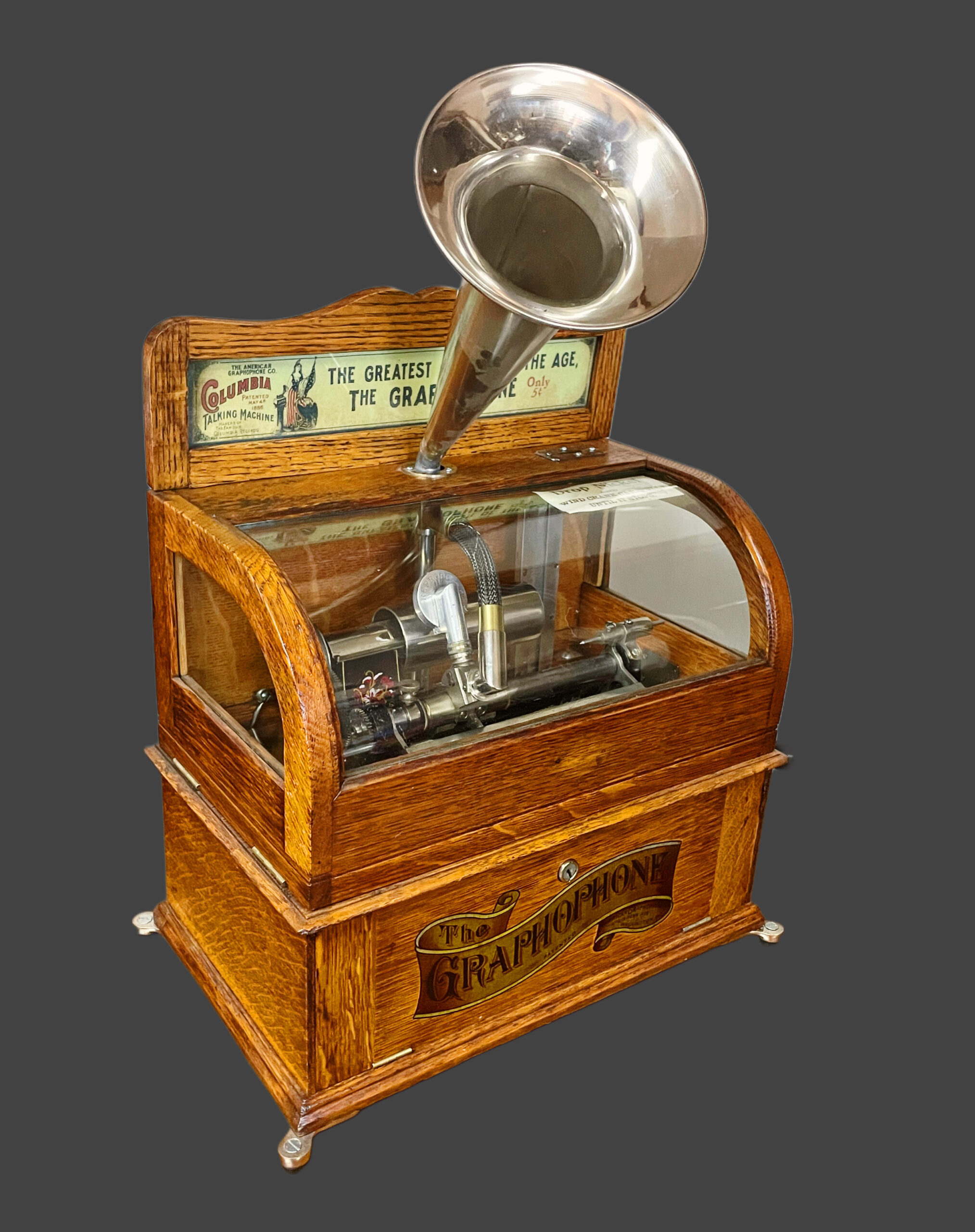 Columbia "S" Coin Operated Phonograph. - Image 2