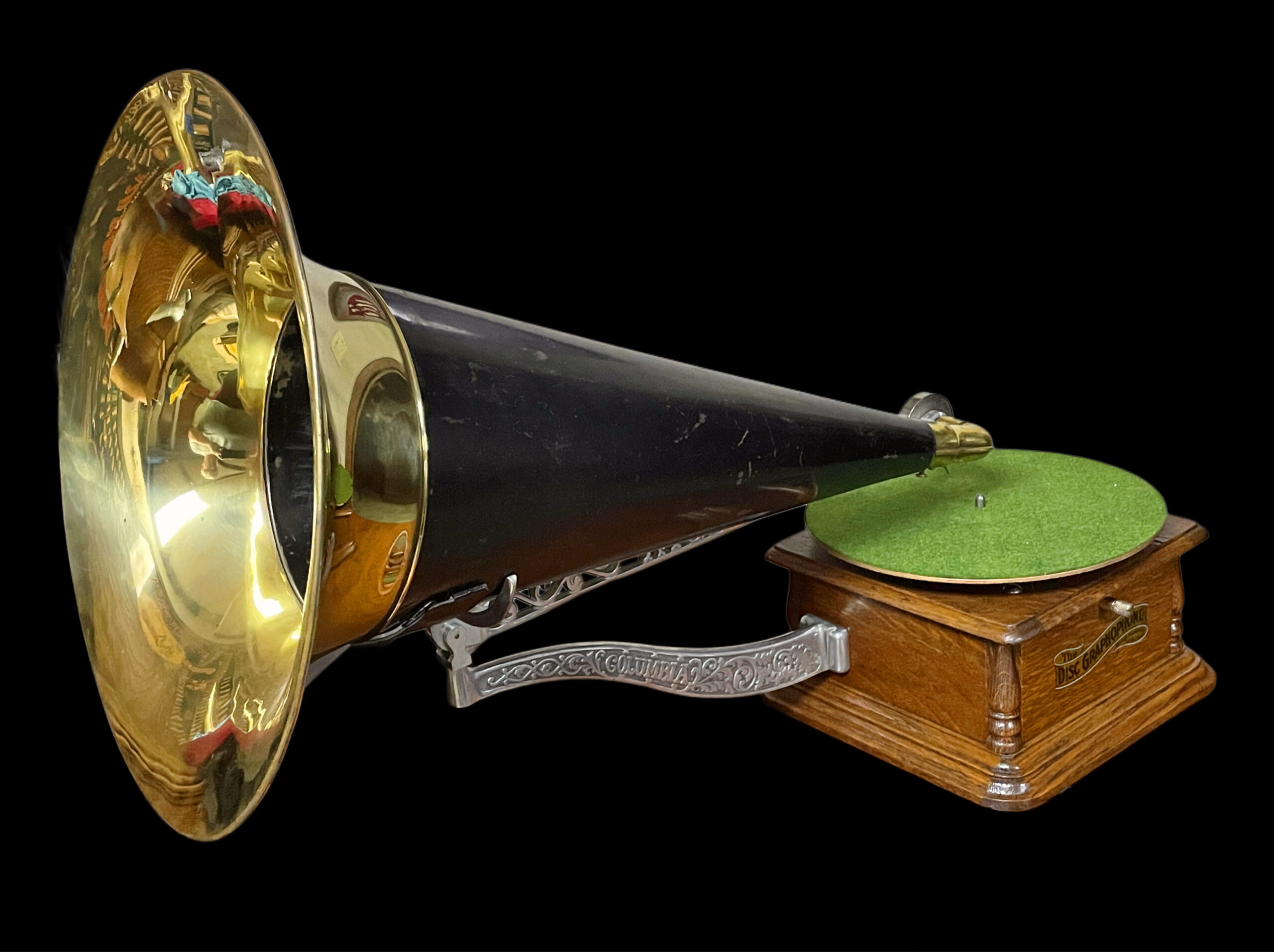 Columbia BH Front Mount Disc Phonograph (RARE) - Image 3